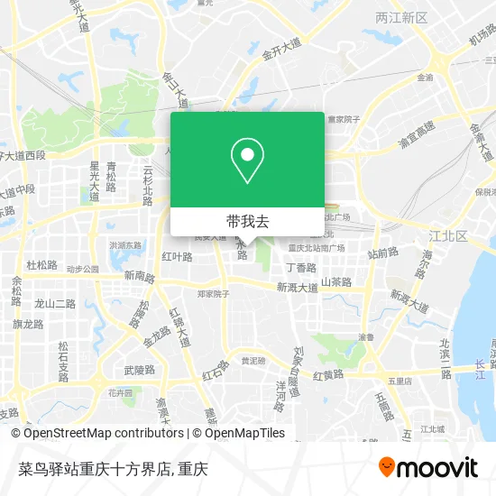 菜鸟驿站重庆十方界店地图