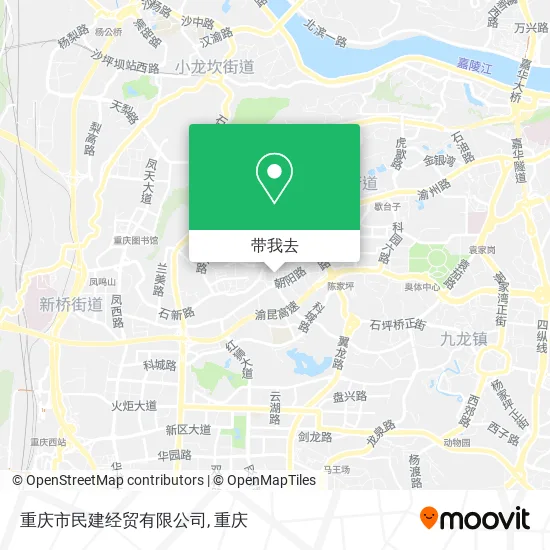 重庆市民建经贸有限公司地图