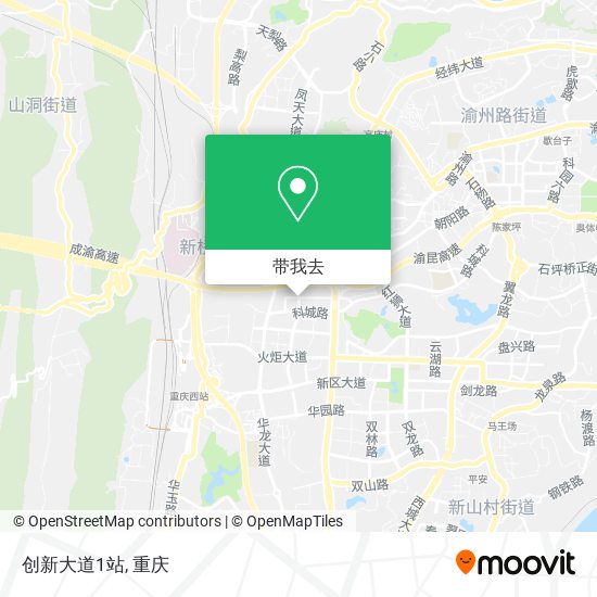 创新大道1站地图