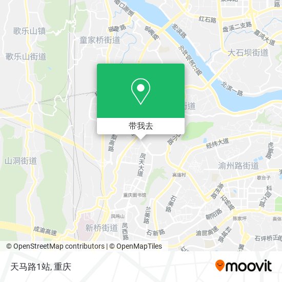 天马路1站地图