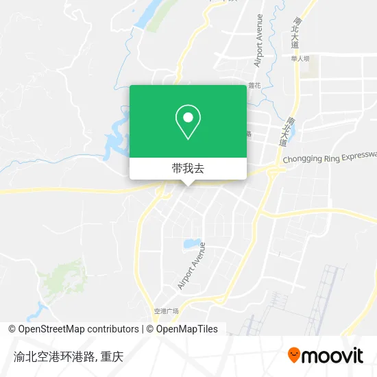 渝北空港环港路地图
