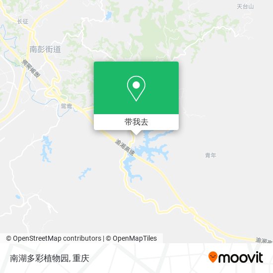南湖多彩植物园地图