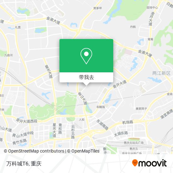 万科城T6地图