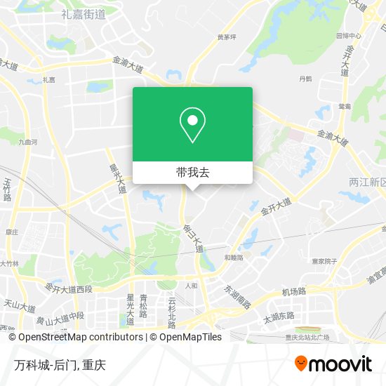 万科城-后门地图