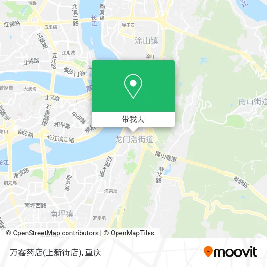 万鑫药店(上新街店)地图
