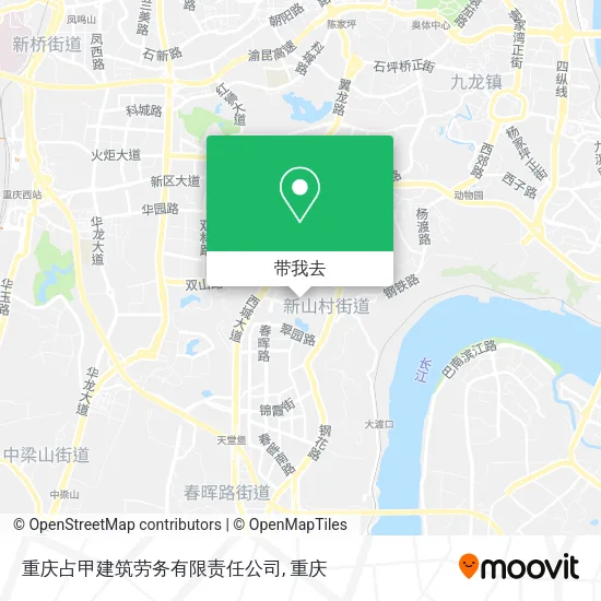 重庆占甲建筑劳务有限责任公司地图