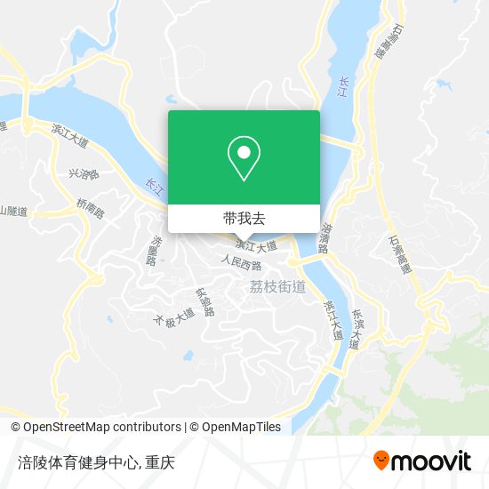 涪陵体育健身中心地图