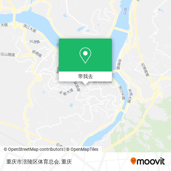 重庆市涪陵区体育总会地图