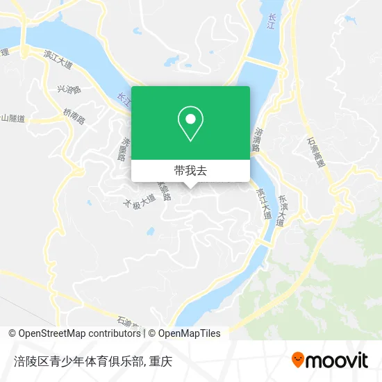 涪陵区青少年体育俱乐部地图