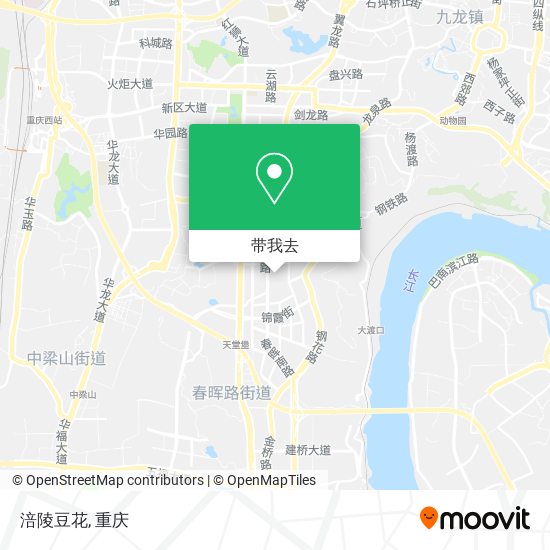 涪陵豆花地图