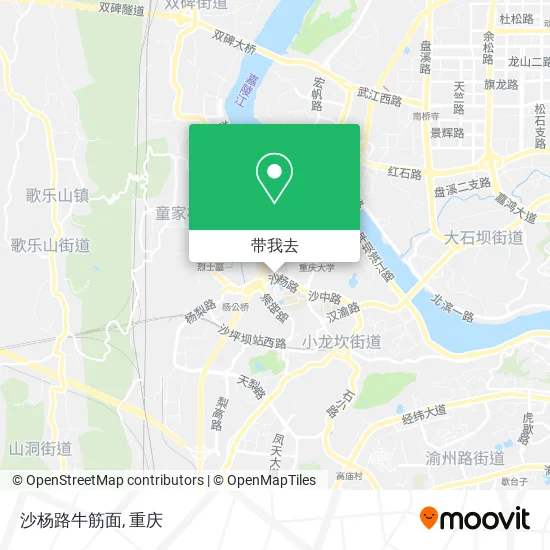 沙杨路牛筋面地图