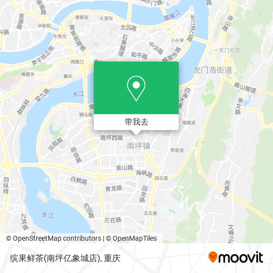 缤果鲜茶(南坪亿象城店)地图