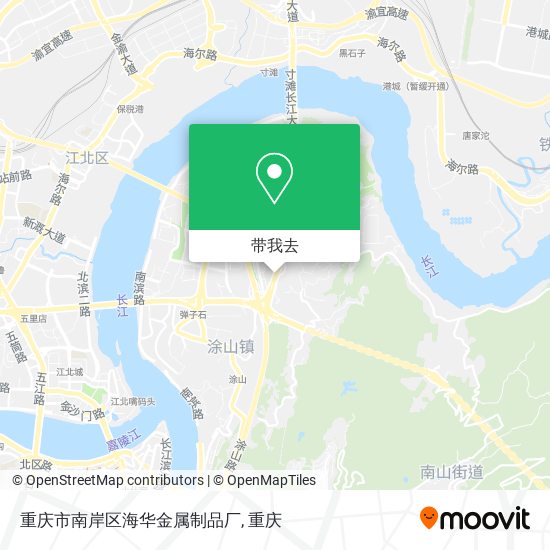 重庆市南岸区海华金属制品厂地图