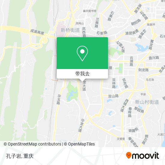 孔子岩地图