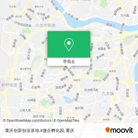 重庆创新创业基地.it微企孵化园地图