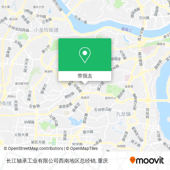 长江轴承工业有限公司西南地区总经销地图