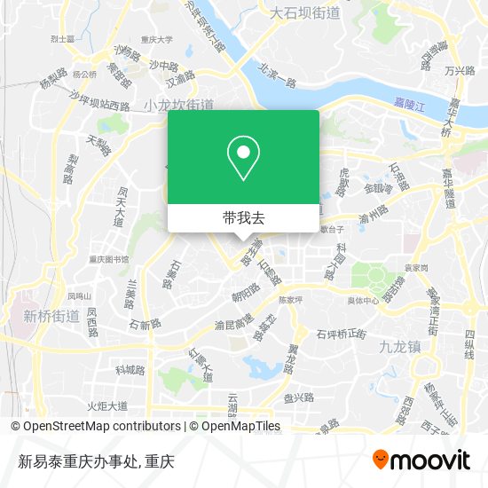 新易泰重庆办事处地图