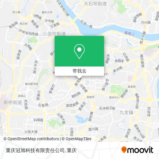 重庆冠旭科技有限责任公司地图