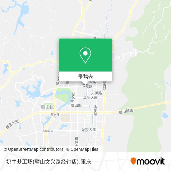 奶牛梦工场(璧山文兴路经销店)地图