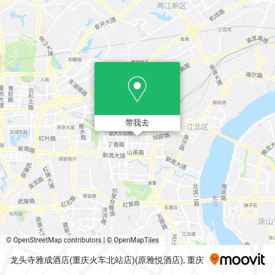 龙头寺雅成酒店(重庆火车北站店)(原雅悦酒店)地图