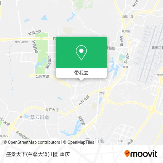 盛景天下(兰馨大道)1幢地图
