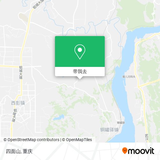 四面山地图
