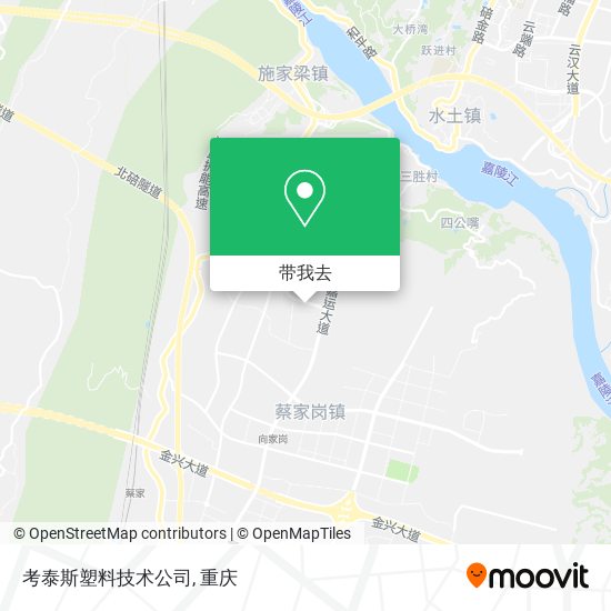 考泰斯塑料技术公司地图