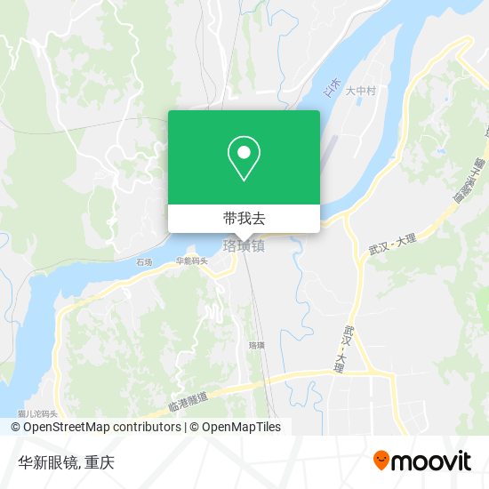华新眼镜地图