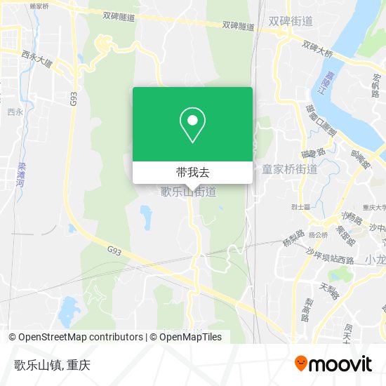 歌乐山镇地图
