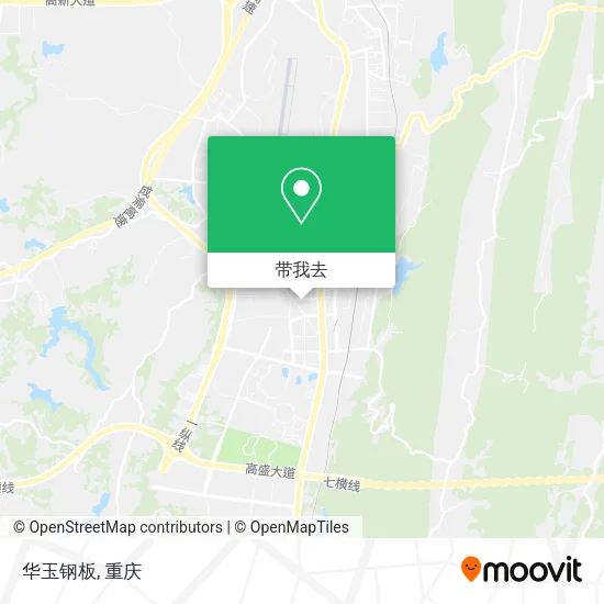 华玉钢板地图