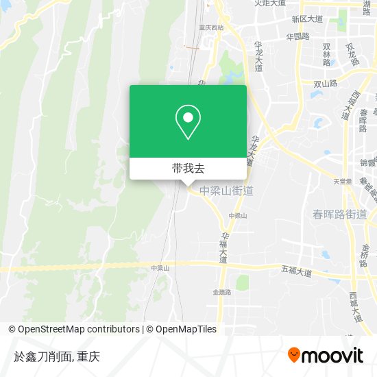於鑫刀削面地图
