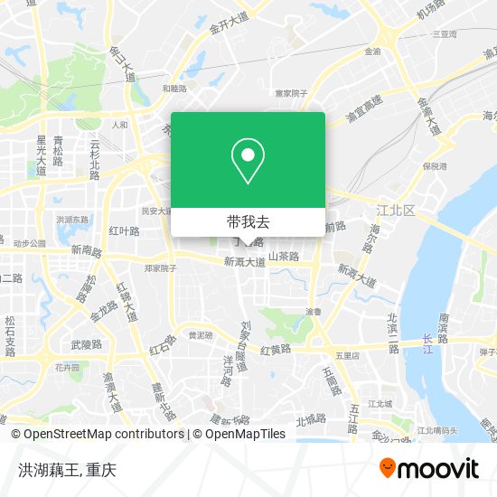 洪湖藕王地图