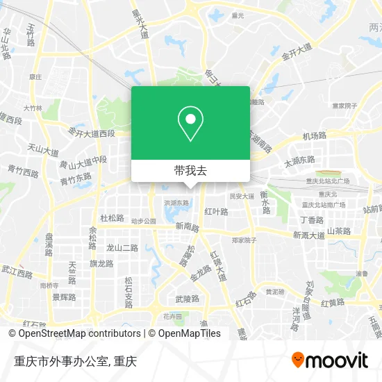 重庆市外事办公室地图