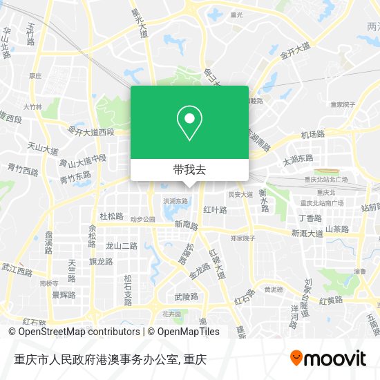 重庆市人民政府港澳事务办公室地图