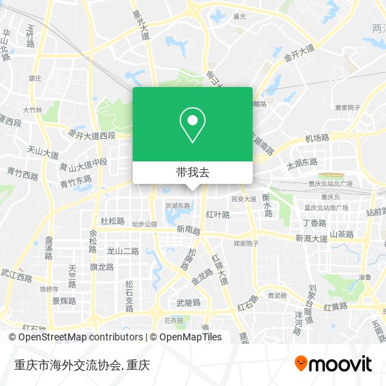 重庆市海外交流协会地图