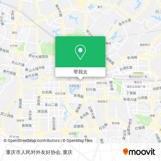 重庆市人民对外友好协会地图
