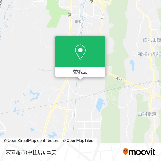 宏泰超市(中柱店)地图