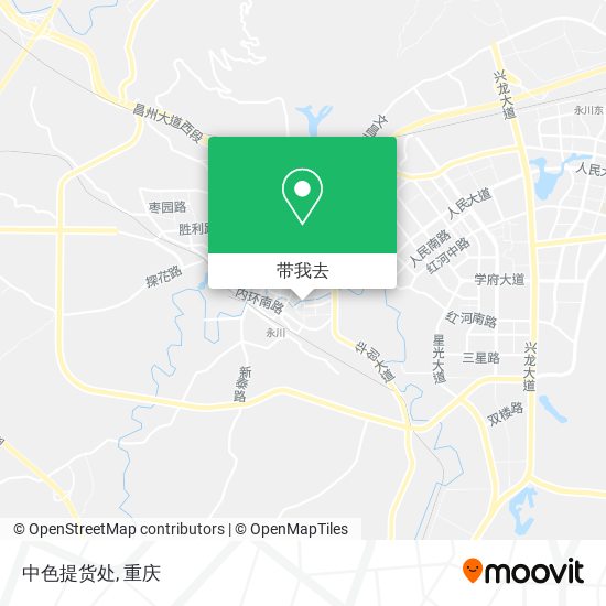 中色提货处地图