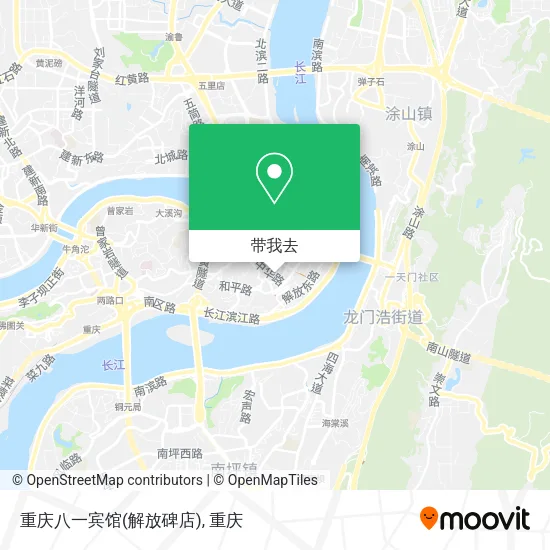 重庆八一宾馆(解放碑店)地图