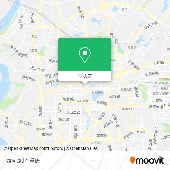 西湖路北地图