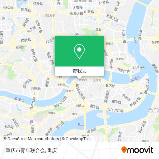 重庆市青年联合会地图