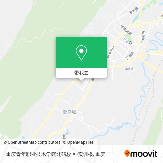 重庆青年职业技术学院北碚校区-实训楼地图