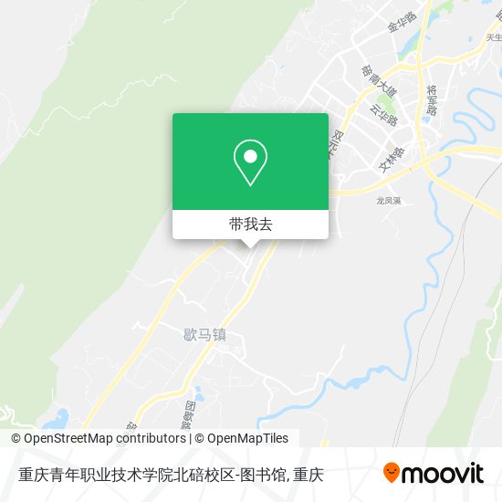 重庆青年职业技术学院北碚校区-图书馆地图