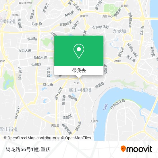 钢花路66号1幢地图