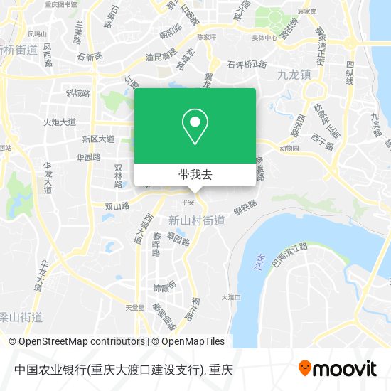 中国农业银行(重庆大渡口建设支行)地图