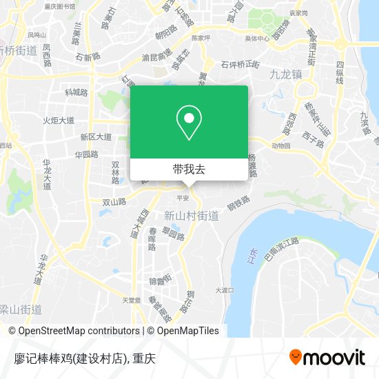 廖记棒棒鸡(建设村店)地图