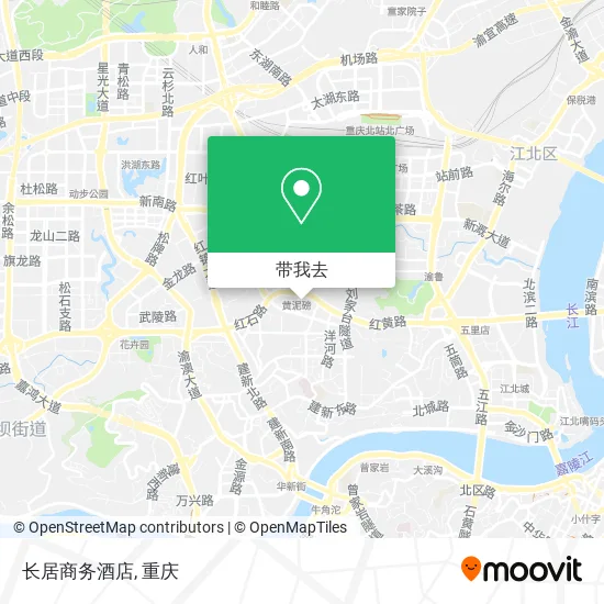 长居商务酒店地图