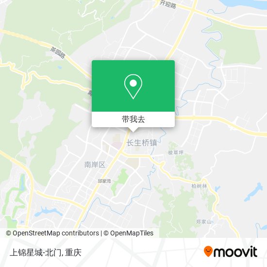 上锦星城-北门地图