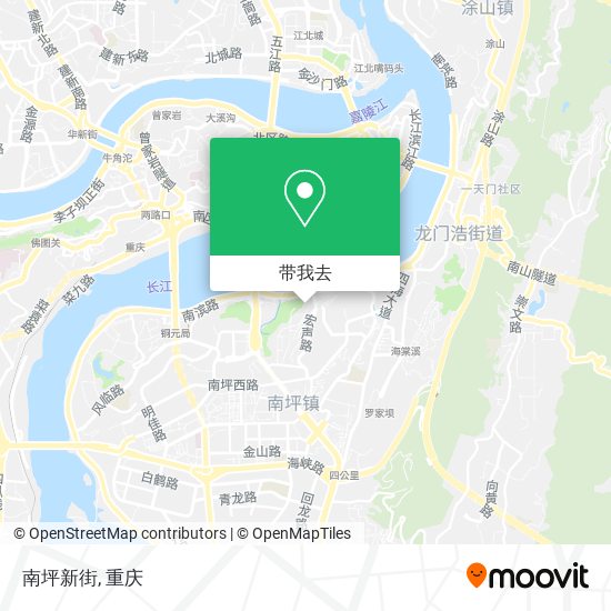 南坪新街地图