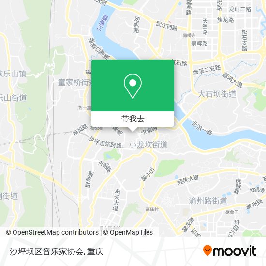 沙坪坝区音乐家协会地图